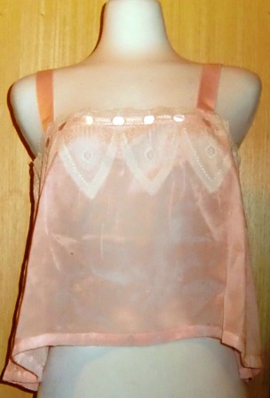 xxM287M 1930s Silk Corset Cover